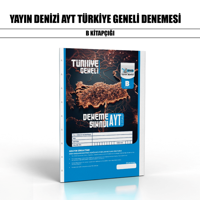 YAYIN DENİZİ YKS AYT TÜRKİYE GENELİ SNV B - 24-25